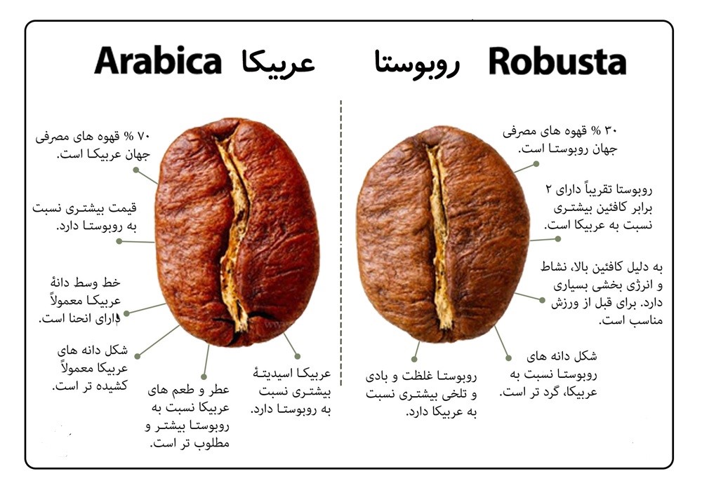 انواع قهوه