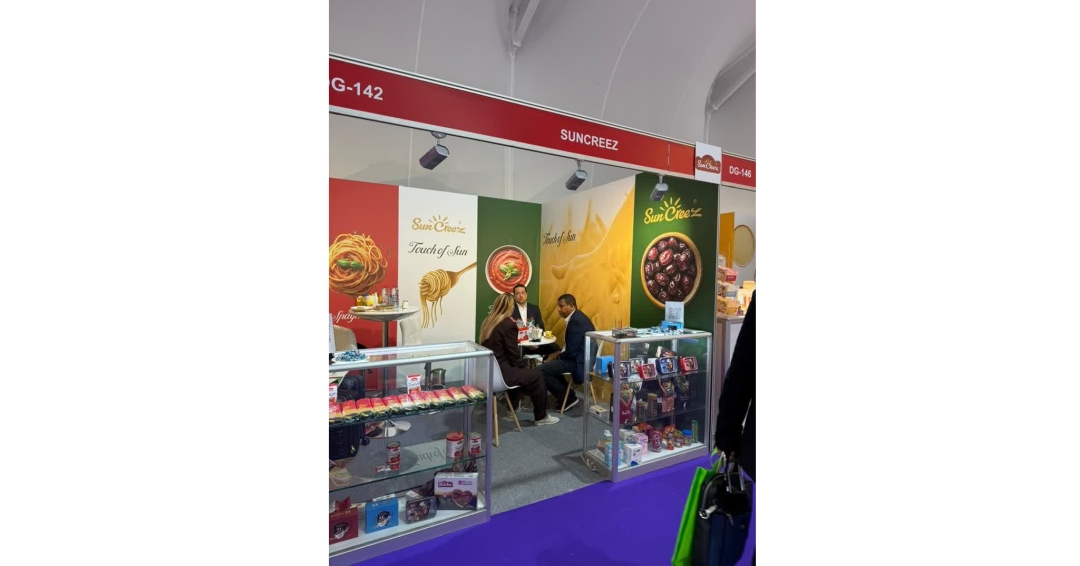 حضور شرکت نگاه سبز با برند Suncreez در نمایشگاه Gulfood 2026 دبی