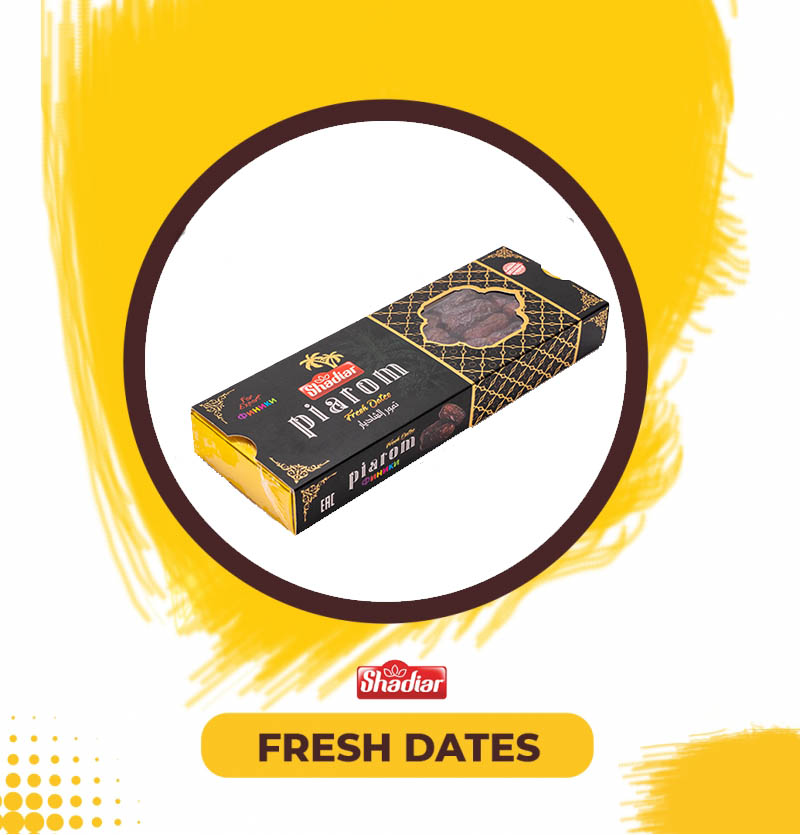 Piarom dates in luxury packaging